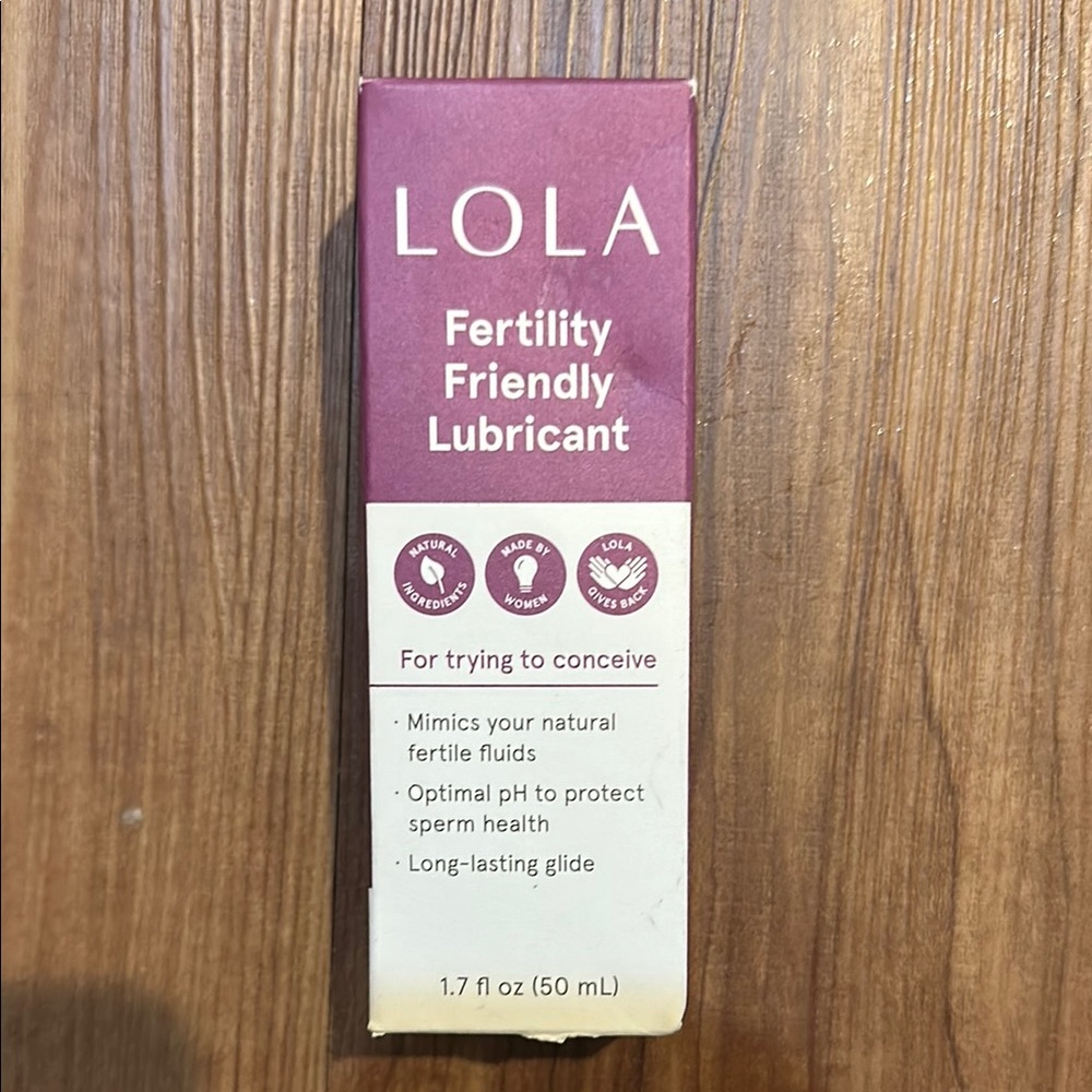 LOLA Fertility Friendly Lubricant 1.7fl oz. (50ml)